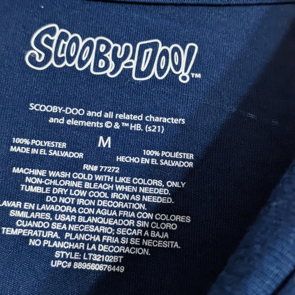 Scooby Doo Weekend Goals Short Sleeve Graphic T-Shirt, Size Medium, New With Tag - Picture 3 of 3